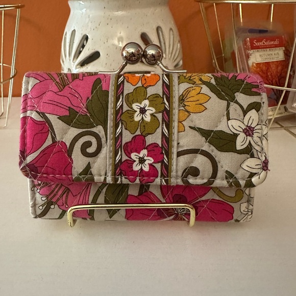 Vera Bradley Handbags - VERA BRADLEY Strap Wallet in “Tea Garden” Print(NWOT)